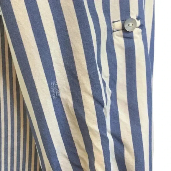 Jane & Delancey Striped Button Up Shirt with Buttons on Back/Front. - Picture 5 of 5